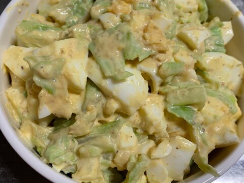 とろーり美味しい❤️卵とキャベツの和風サラダ